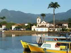 Paraty's historic harbor - Photos by Kent St. John