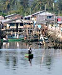 Fishing village in Batam. photos by Kent E. St John.