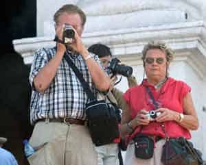 Travel Photography: Some Things to Know From the Pro on the Go 4 Photographer/tourists in Chichicasenango, Guatemala. photos by Paul Shoul.