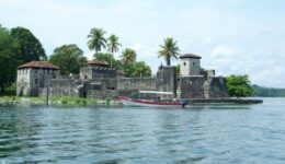 The Castillo de San Felipe de Lara, a Spanish colonial fort that sits at the entrance to eastern Guatemala's Lake Izabal. Photo courtesy of Enjoy Guatemala