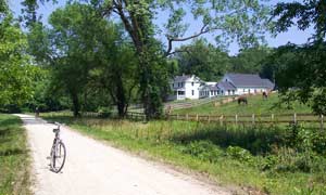 One of the many pastoral scenes along the Katy Trail. photos by Wendy Hammerle.