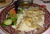 A plate of frog legs