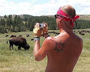 One big attraction of the Sturgis Bike Week is the scenery, and the wildlife. Photo by David Rich