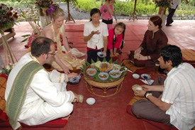 Traditional Northern Thai feast. Photo from www.northernthailand.com/romancing/ea/