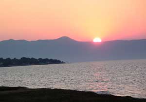 Sunset in Platanias