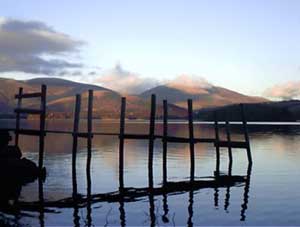 Sunset at Derwentwater, Cumbria - photo by Niki Cox