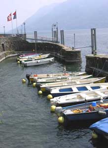 Italy's Lake Maggiore: Fanciful and Fantastic 11 Boats on Lake Maggiore - photo by Catherine Richards Golini