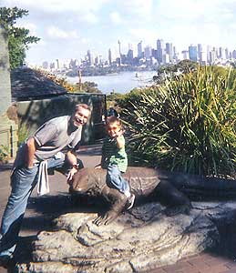 Australia: On The Trail of Possum Magic 2 The view of Sydney from Taronga Zoo: George's dream come true.