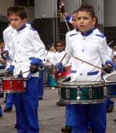 Costa Rica: History, Geology and Pageantry 6 Drummer boys in Costa Rica's Independence Day Parade