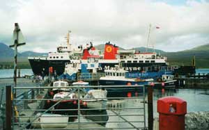 The Cal/Mac ferry at Port Askaig, Isle of Islay