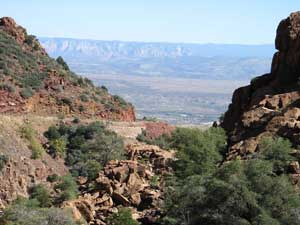 Scenery outside Jerome, Arizona