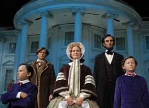 Models of the Lincoln family at the Abraham Lincoln Museum - photo courtesy of aia.org