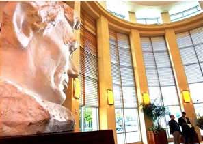 A sculpture in the Lincoln museum - photo courtesy of aia.org