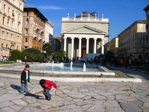 Synagogues, churches and this Greek Orthodox church suggest the many nationalities who lived here with Joyce.