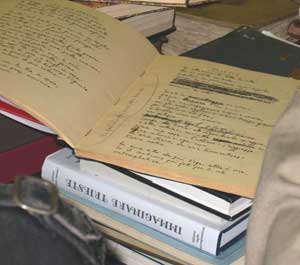 The original manuscripts of poet Umberto Saba, Joyce's friend, are still kept at his Trieste bookstore.