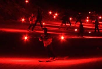 Torchlight Ski Parade at Red Lodge Mountain Resort's Winter Carnival - photo by Sony Stark