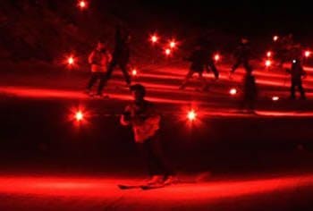 Montana's Wildest Winter Resorts 1 Torchlight Ski Parade at Red Lodge Mountain Resort's Winter Carnival - photo by Sony Stark