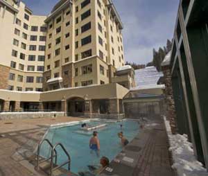 Montana's Wildest Winter Resorts 5 The Summit Lodge soaking pool - photo by Chuck Haney