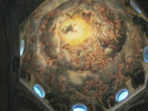 “Frog Legs Soup” in the dome of the The Piazza Duomo