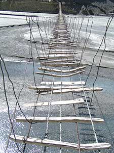 Pakistan's Karakorams: Mountains to the Max 7 Suspension bridge near Passu