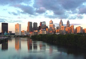 Philadelphia skyline - photos by Jennifer Kim