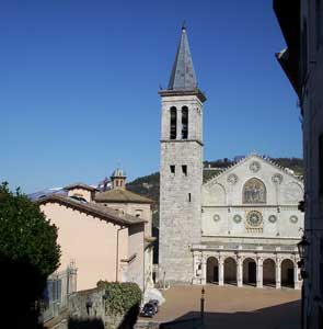 The Church of the Virgin Mary in Spoleto