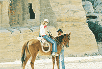 Floating the Dead Sea, One of Jordan's Wonders 7 Four horses for rent in Petra.