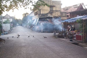 A back street in Luang Prabang