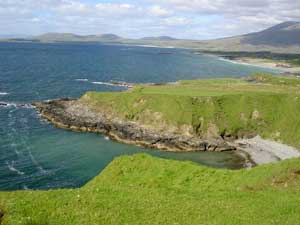 View from the cliffs in Tully
