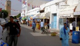A Tunisian market in Soliman, a city in Tunisia.