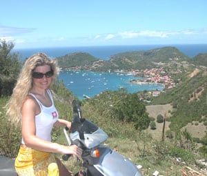 Bareboat Yacht Charters in the Caribbean: Freedom to Explore 4 The author above Les Saintes