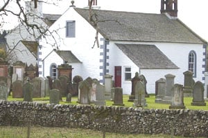 The church where Lynn's ancestors worshipped and were married