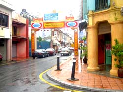 Malaysia Melds Three Cultures 6 Chinatown in Malacca, on Malaysia's west coast. photo by Max Hartshorne.