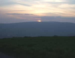Preserving Dartmoor's Manmade Wilderness 6 Sunset over Dartmoor