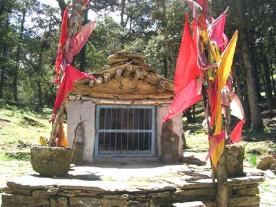India: A Trek Through the Kuari Pass 11 A temple near Auli