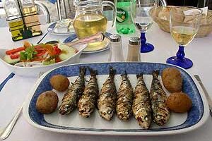 Sardines in Lisbon, Portugal