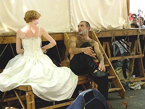 Actors backstage at Montpellier
