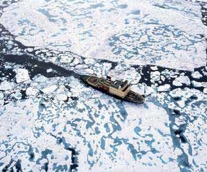 Sailing the Historic Northwest Passage 3 The Kapitan Khlebnikov breaking ice