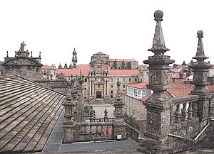 The rootops of Santiago de Compostela