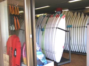 Surfboards for sale or rent in Byron Bay.