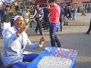 A street dentist