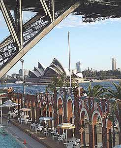 The view from Aquadining Restaurant