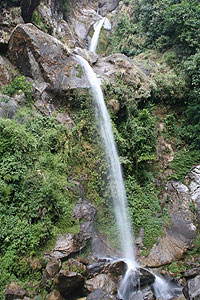 The Seven Sisters Waterfall in Sikkim - photos by Mridula Dwivedi