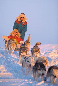 Dogsledding is also popular.
