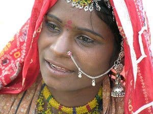 A Jaisalmer desert woman