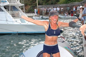 Rowing Around the World: One Woman's Odyssey 11 Roz arrives in Antiqua, completing her voyage across the Atlantic.