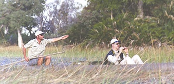 Camping in Botswana 5 Sights on the river.