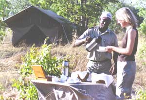 Camping in Botswana 1 Nxabega Trails Camp