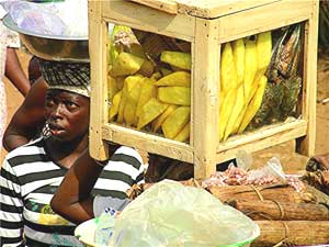 Hawkers in Ouagadougou