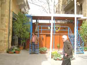 Blogging From Cyprus 1 The DMZ in Nicosia, Cyprus, diving the country into North and South.